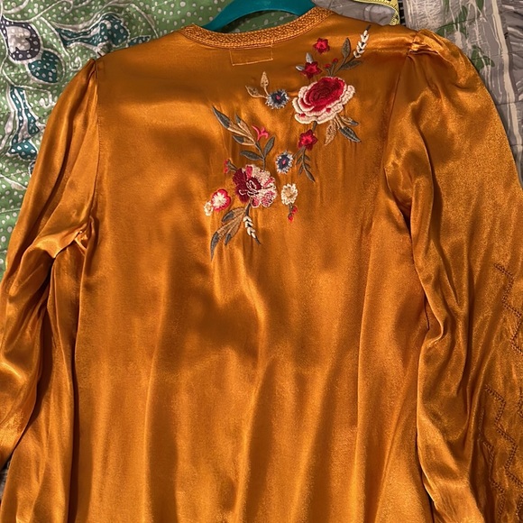 Johnny Was Roma Victorian Prairie Blouse - Picture 2 of 5